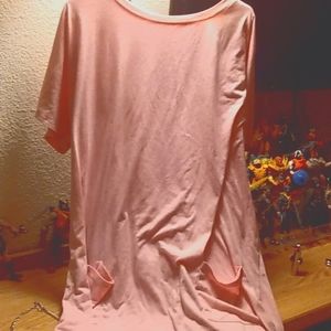 Pink tunic dress